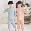 Baby Boys Pajamas Summer Short Sleeved Children's Clothing Sleepwear Teen Pajama Cotton Pyjamas Sets for Kids 6 8 10 12 14 Years