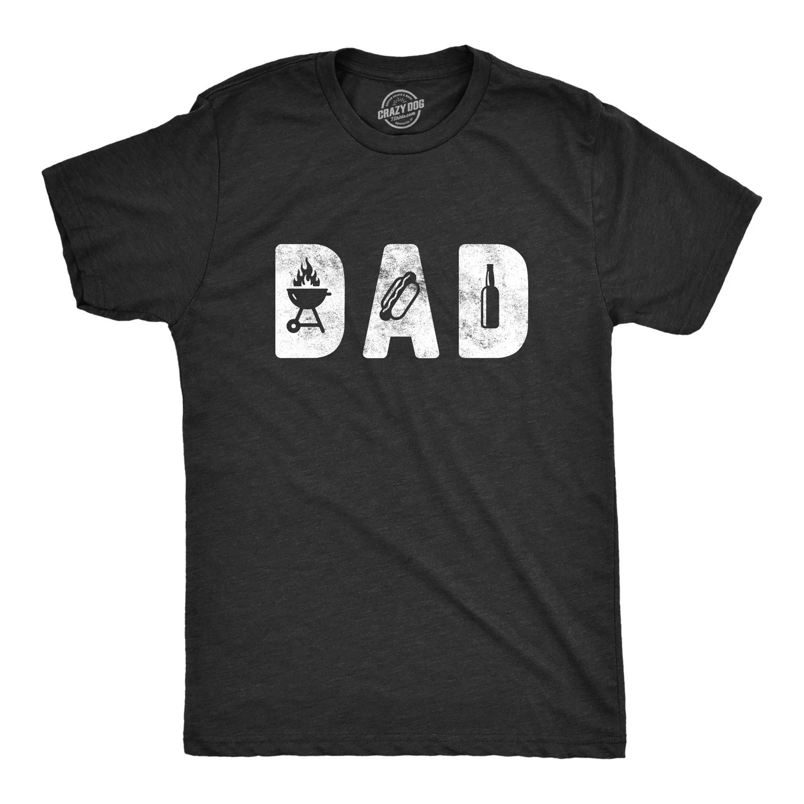 Mens Dad Grill T Shirt Funny Backyard Bar-B-Que Cookout Graphic Novelty Tee M