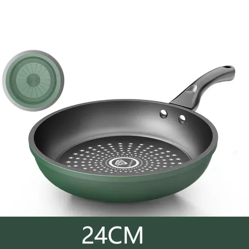 

Сковорода с антипригарным покрытием Антипригарные сковороды Кухонная сковорода Газовая плита Универсальная сковорода Антипригарная с крышкой Без масляного дыма Сковорода для жарки