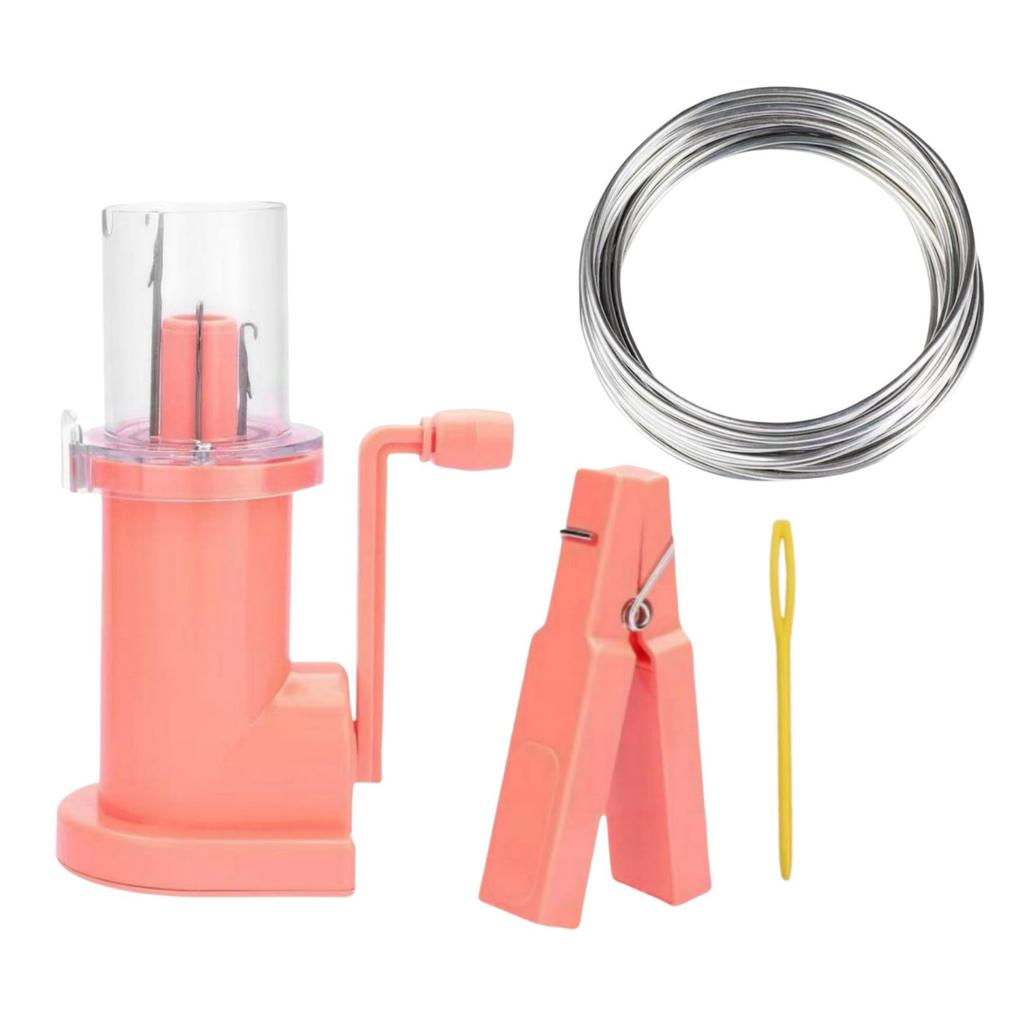 Hand-Cranked Rope Braiding & Jewelry Weaving Tool 