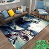 Resident Evil character promotional image printed flannel carpet, non-slip, suitable for bedroom, living room, and children's room decoration