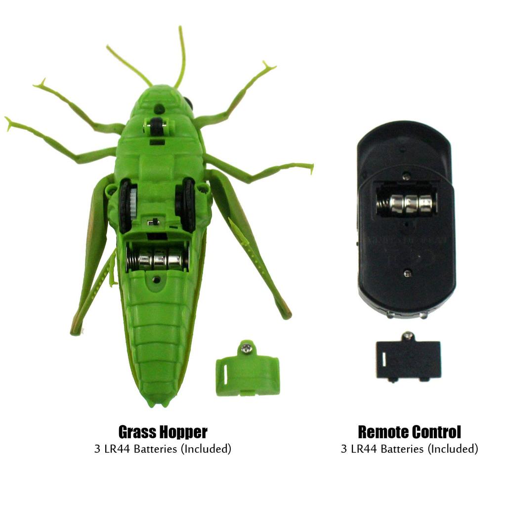Tipmant RC Grasshopper Remote Control Animal Toy Simulation Electronic Insect Vehicle Kids Birthday Gift