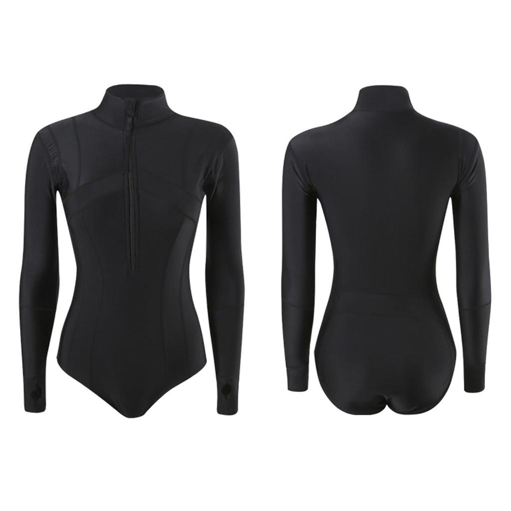 Women's Long Sleeve One-Piece Slimming Surf Swimsuit