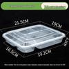 WSM-5FG Disposable 5-Compartment Lunch Box