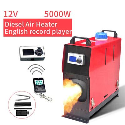 Încălzitor de parcare cu aer diesel, 12V 5KW, încălzire autonomă pentru rulote, consumabile cu afișaj LCD, telecomandă fără fir