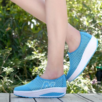 Zapatos casuales de mujer, zapatillas deportivas de moda, cómodas, transpirables y ligeras.