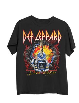 Def Leppard 2026 UK and EU Tour Merch Unisex Y2K Style Casual Streetwear Fashion Women And Men T-Shirt
