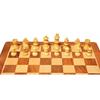 Wooden Handmade Foldable Magnetic Chess Board Set Wooden with Magnetic Pieces and Extra Queens for Kids and Adults