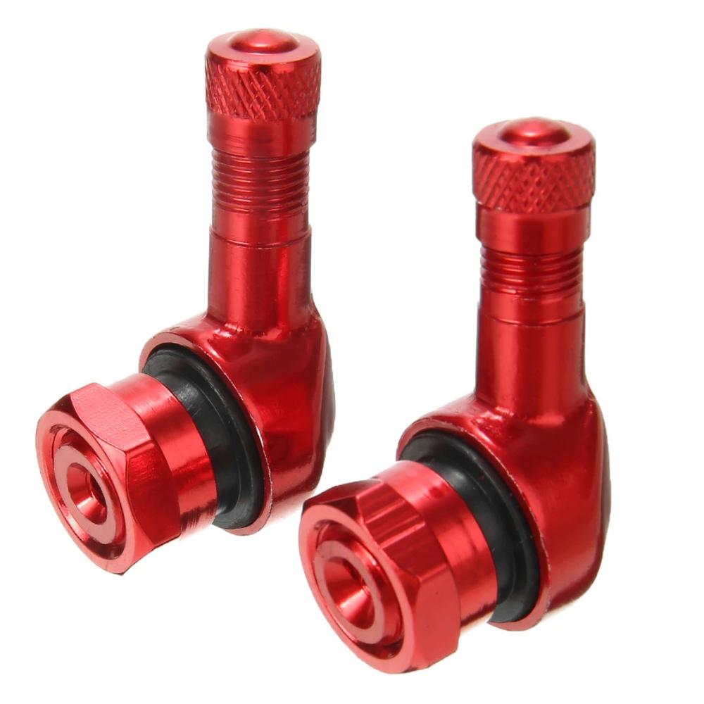Tire Valve Stems Aluminum Zinc Zinc Alloy CNC Motorcycle Rim Motorcycle Valve Stem Valves Stem Cap 90 Degree