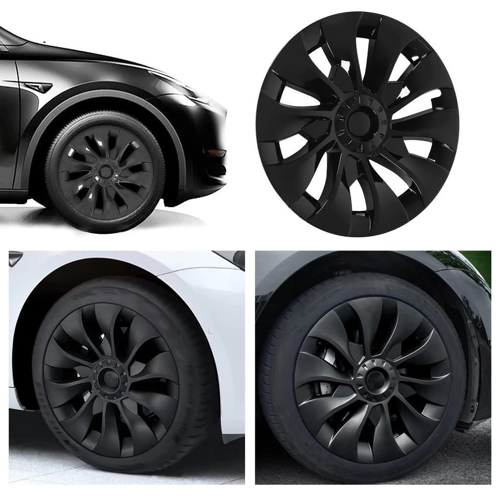 4pcs 18in Wheel Hub Cover Symmetrical Wrap Hub or T Replacement for 2017 to 2023