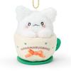 Sanrio Mascot Holder Cup Hanamaru Obake 11cm W X 10cm D X 13cm H Polyester 690864 (Always Together!) (Ghost) Approx.