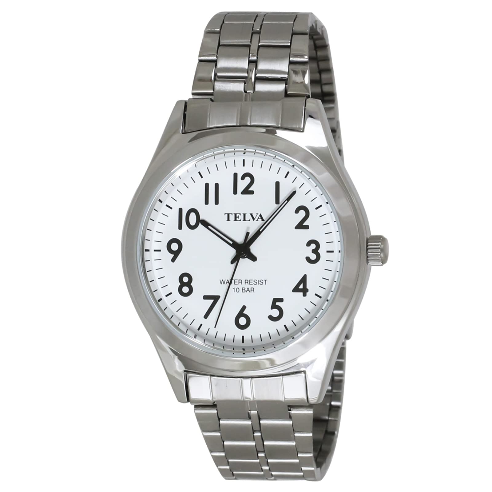 

[Klefer] Analog Wristwatch, 10 ATM Water Resistant, Metal Band, 189998, Men s, Silver