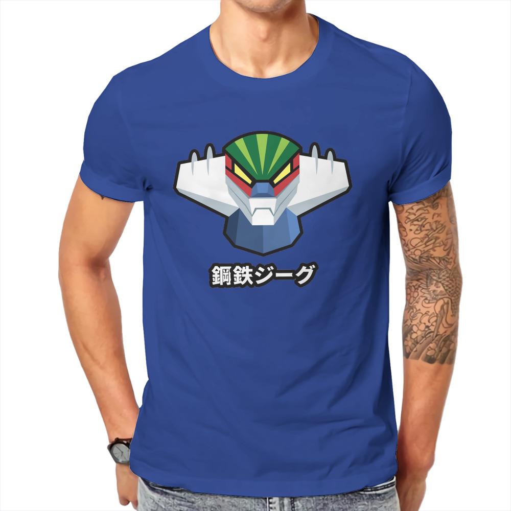 ZX Kotetsu Jeeg Roboter T-Shirt Klassisch Punk Sommer Baumwolle Herren T-Shirts Harajuku Rundhals T-Shirt