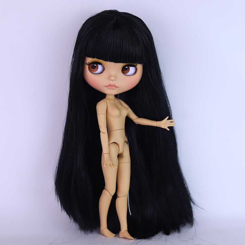 ICY DBS Blyth Doll 1/6 Joint 30cm Brown Skin Matte Face Toothed Mouth Girl Doll BJD Toy Gift