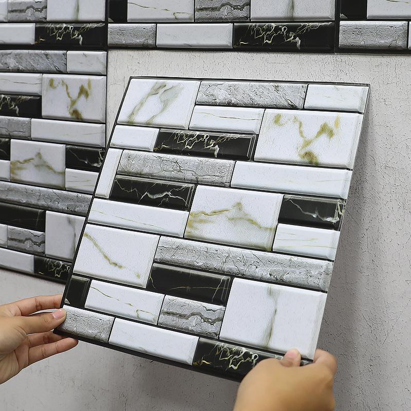 Buy Marble Wall Stickers 3D Stereo Sticker SelfStick Wallpaper at affordable prices — free
