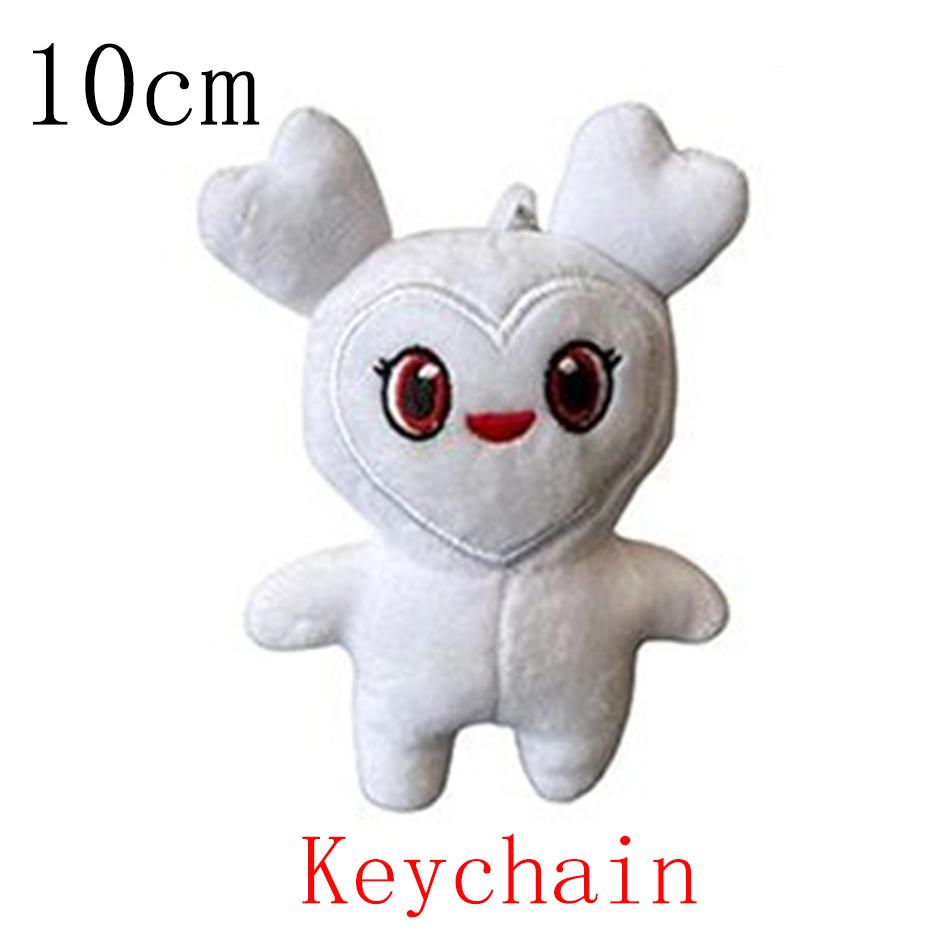 10-25 cm Lovelys Pluszowa Koreańska Super Gwiazda Pluszowa Zabawka Zwierzęca z Kreskówek TWICE Momo Lalka Brelok Zawieszka dla Fanów Dziewczyn Prezenty Urodzinowe