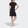 Adidas Neo W Farm P Dre Hibiskusowy Nadruk Sportowa Sukienka z Krótkim Rękawem Sukienki Damskie Czarny EI4853