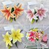 Artificial Lily 3d Printed Wedding Decorations For Hotel And Party