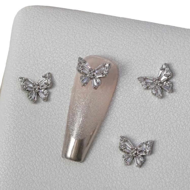 

3D Nail Rhinestones Nail Decorations Diamond Metal Nails Jewelry Nail Studs 1
