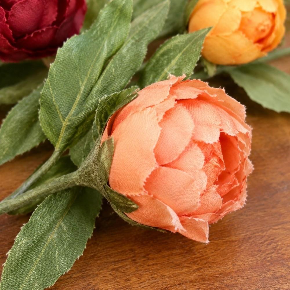 1Pc 4 Heads Artificial Peony Bouquet Realistic Peony Artificial Flowers  Home Room Decor