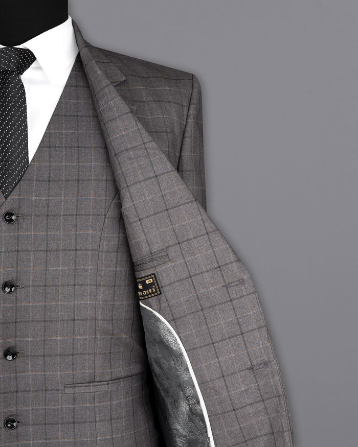 Scorpion Grey Super fine Plaid Woolrich Blazer