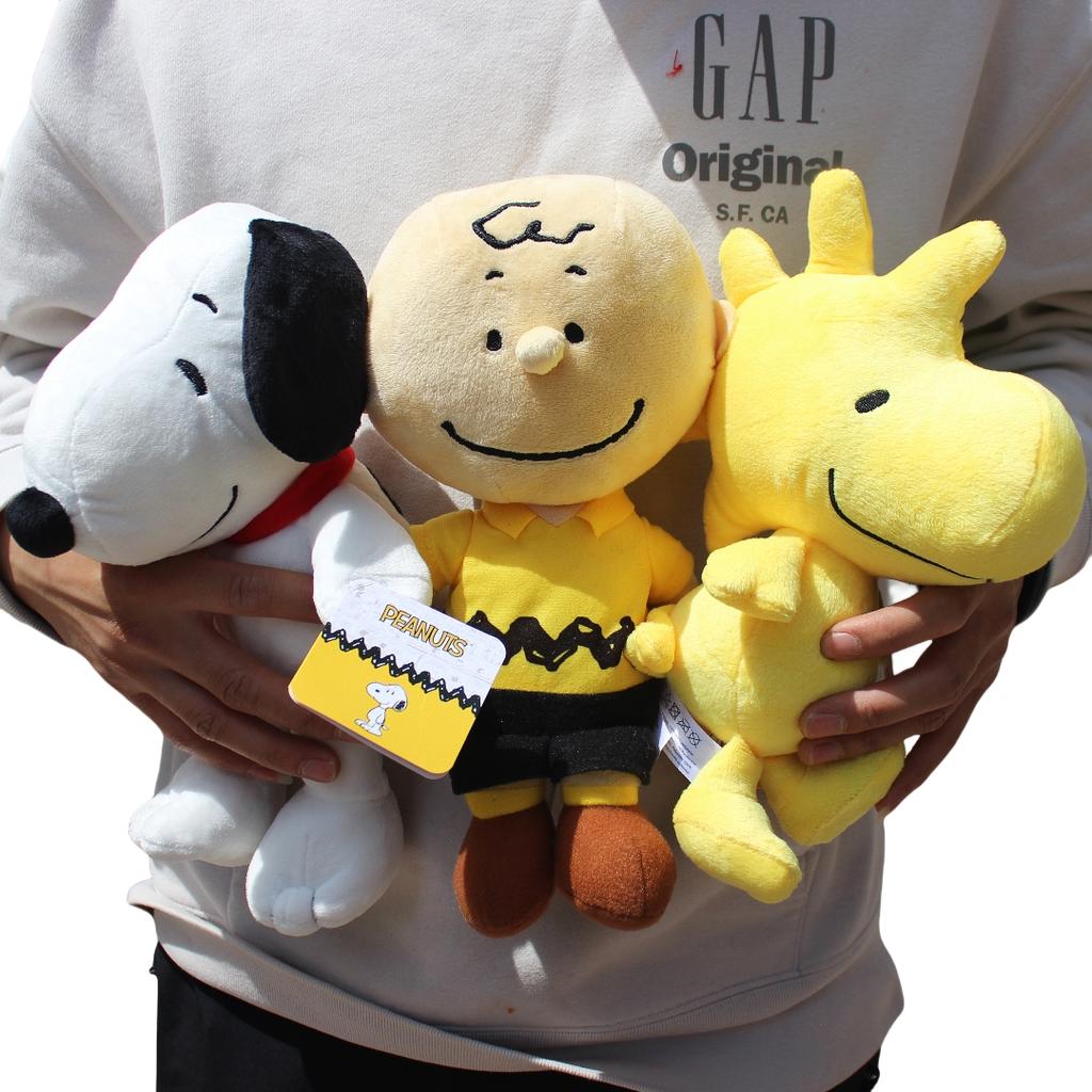 25cm Cute Cartoon Dog Plush Toy Charlie Brown Woodstock Soft Stuffed Animal Doll Kids Holiday Gift