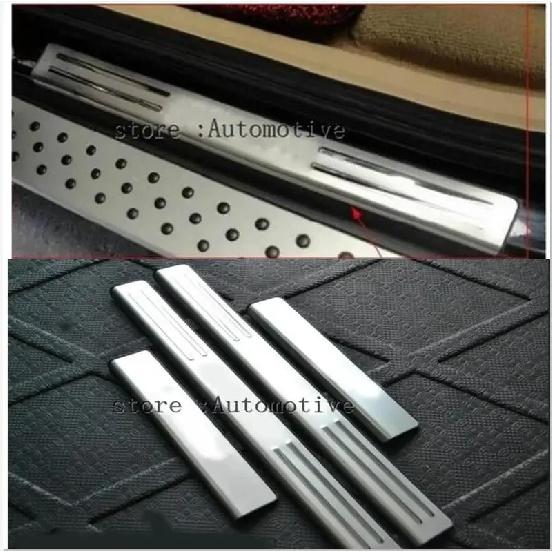 Stainless Steel Scuff Plate Door Sill Covers for BMW X5 E70 X6 E71 2010 2011 2014 2015 Car Styling Auto Accessories