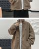 Men's Trendy Fleece Cardigan: Warm Loose Outerwear for Autumn/Winter Sports & Casual Workwear