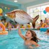 6 Pcs Fish Shaped Foil Balloons Realistic Carp Balloons for Fishing Themed Birthday Party Baby Shower Supplies