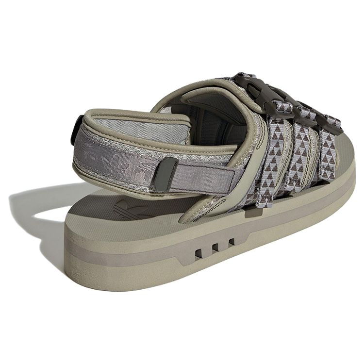 Adidas Originals Adistrp Non-Slip Durable Sports Sandals Unisex Sandals Green Gray IG1575