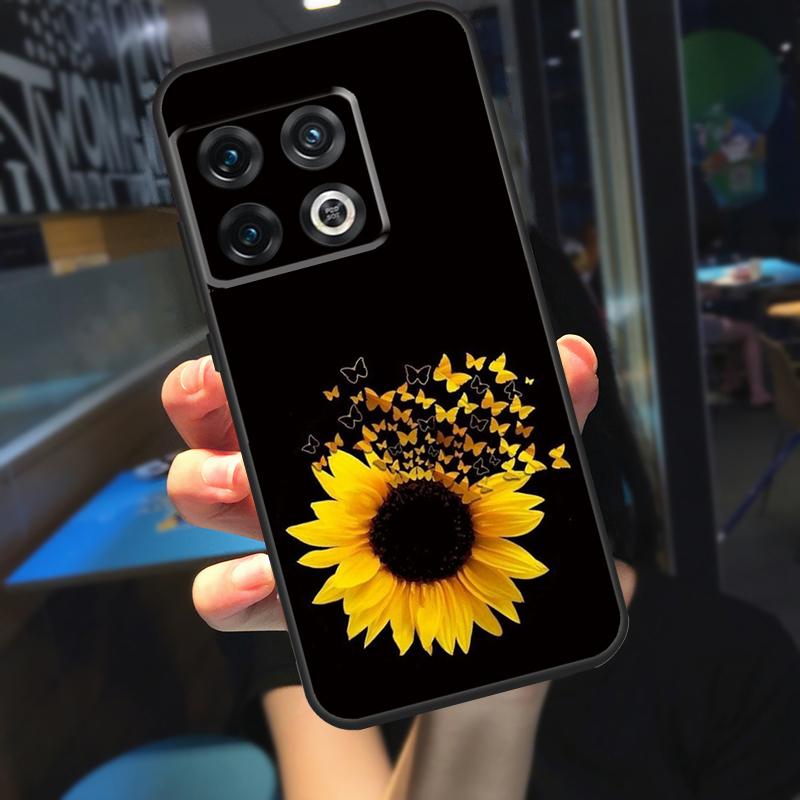 Beauty Yellow Sunflower Funda For OnePlus 13R 13 12 R 11 9 10 Pro 8T 9RT 10T OnePlus Nord CE 4 2 3 Lite N20 N30 Case