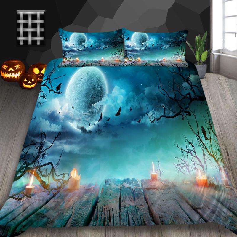 Beding Set Halloween Home Textiles Unique Design Quilt Cover Teen Children King Size Bedding Soft Duvet Cover