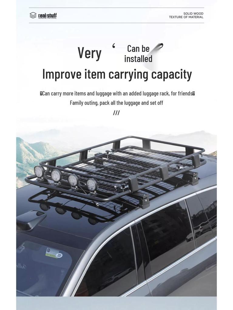 Compatible Roof Rack Crossbars Extension for Ideal L9/L8/L7 Models - Travel Suitcase Modification Accessories