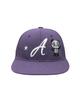 THEMUSEUMVISITOR Panda Embroidery Cap (Purple)
