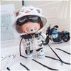 Clothes]Clothes [Only For 15/17Cm Labubu Doll Clothing Cool Handsome Wolf Hoodie Coat Glasses Collar Trendy Clothing Accessories