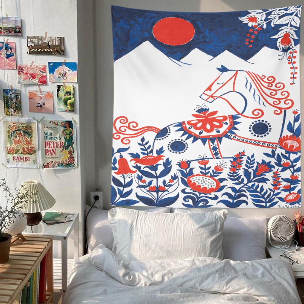 

Современный минималистский пейзаж, картина маслом, гобелен, настенное полотно для гостиной, фоновое полотно для украшения кабинета в спальне, подвесное полотно в стиле Ins 100*70