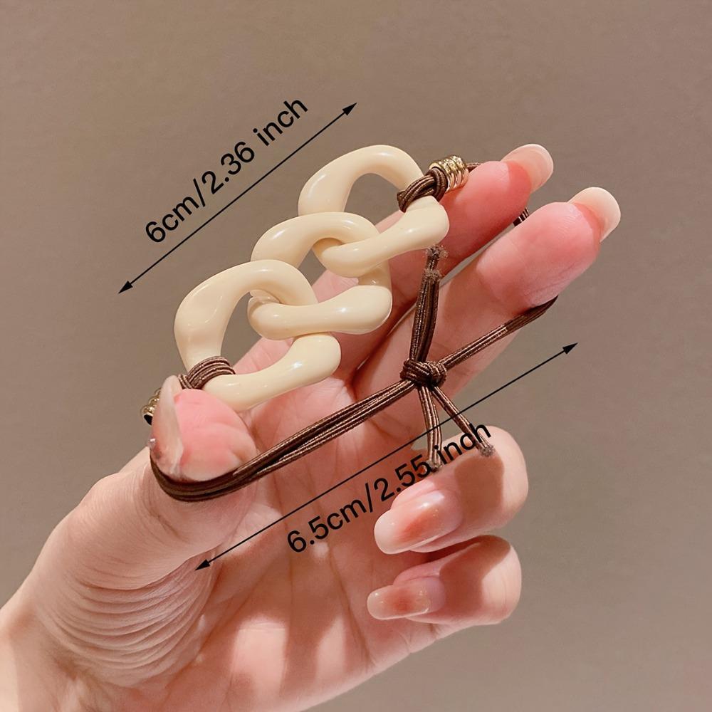 9/3 Pcs/set Elegant Hair Hair Ties Hair Rope Simple Hair Ropes for Ponytails and Buns,Stylish Women's Hair Accessories