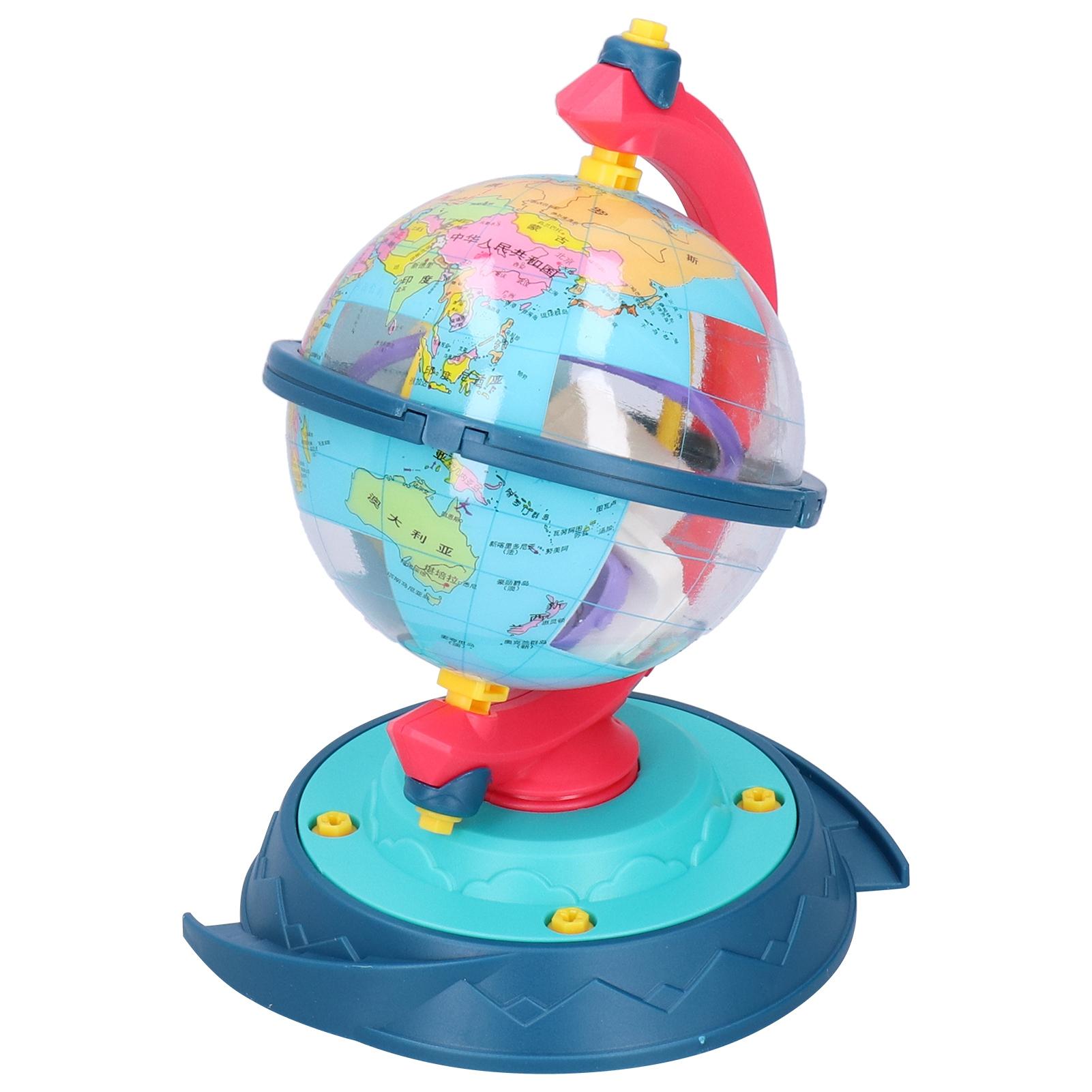 Children DIY Nut Combination Globe Model Toy  Kids Education Assembly Screw Toy Set