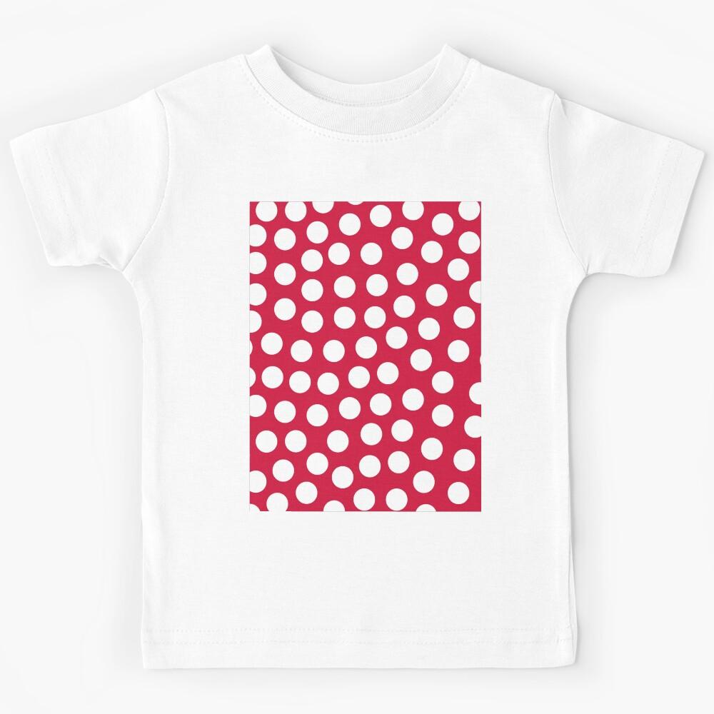 Red Spots Kids T-Shirt 170