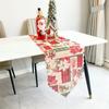 Christmas Table Runner Christmas Polyester Printed Tablecloth Decorative Table Napkin