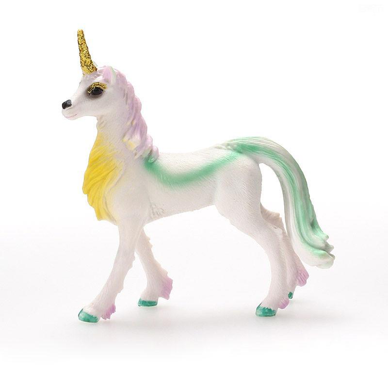 Kolorowa Zabawka Jednorożec Symulacja Mini Model Zwierzęcia Jednorożce Latający Koń Figurka Model Dzikie Figurki Zabawki Edukacyjne dla Dzieci Figurka