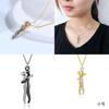 Hug Trendy Unisex Necklace Geometric Style 925 Silver Necklace Pendant