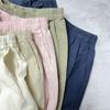 Johnature Japanese Thin Summer Elastic Waist Loose Casual Women Pants
