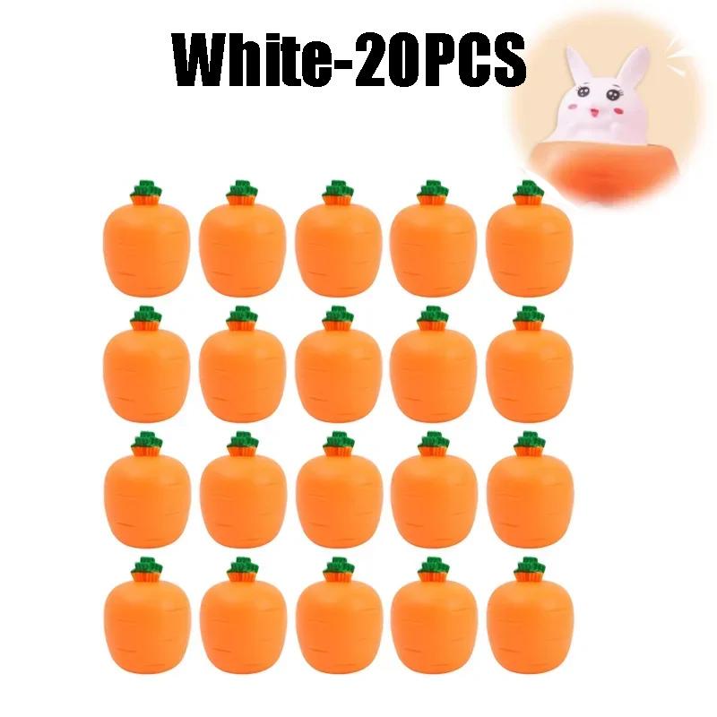 Squeeze Cup Carrot Sensory Toy for Stress Relief Funny Rabbit Shaped Fidget Toys Gifts for Anxious Adults Kids