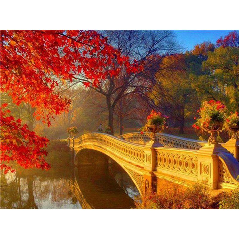 5D Diamond Painting Scenery Cross Stitch Landscape Diamond Embroidery Home Decor Gift