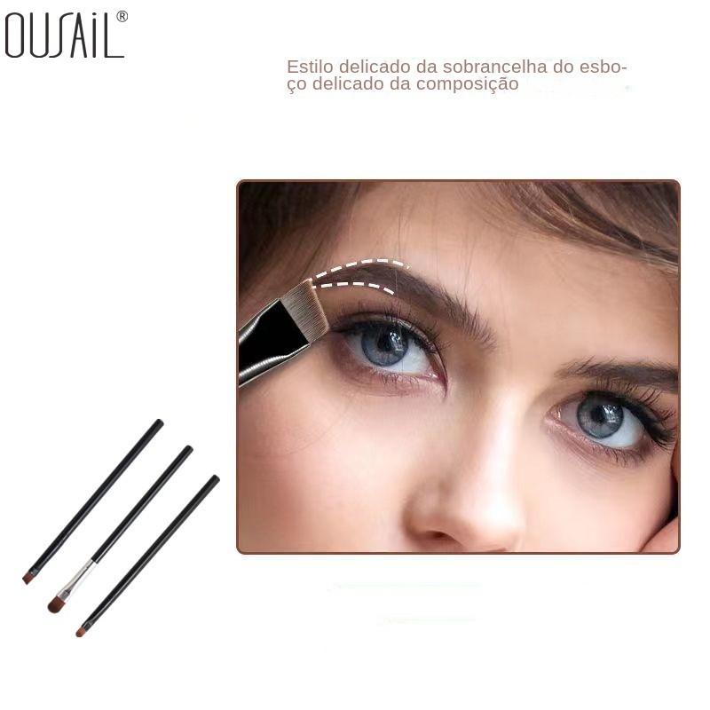 Pinceau fard à paupières Pinceaux de maquillage pour les yeux Pinceau ombre à paupières Pinceau cosmétique biseauté pour ombre