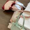 Versatile Leather Contrast Color Shoulder Bags Women Leisure Large Capacity Female Handbags Commuter Point Printed Underarm Bags