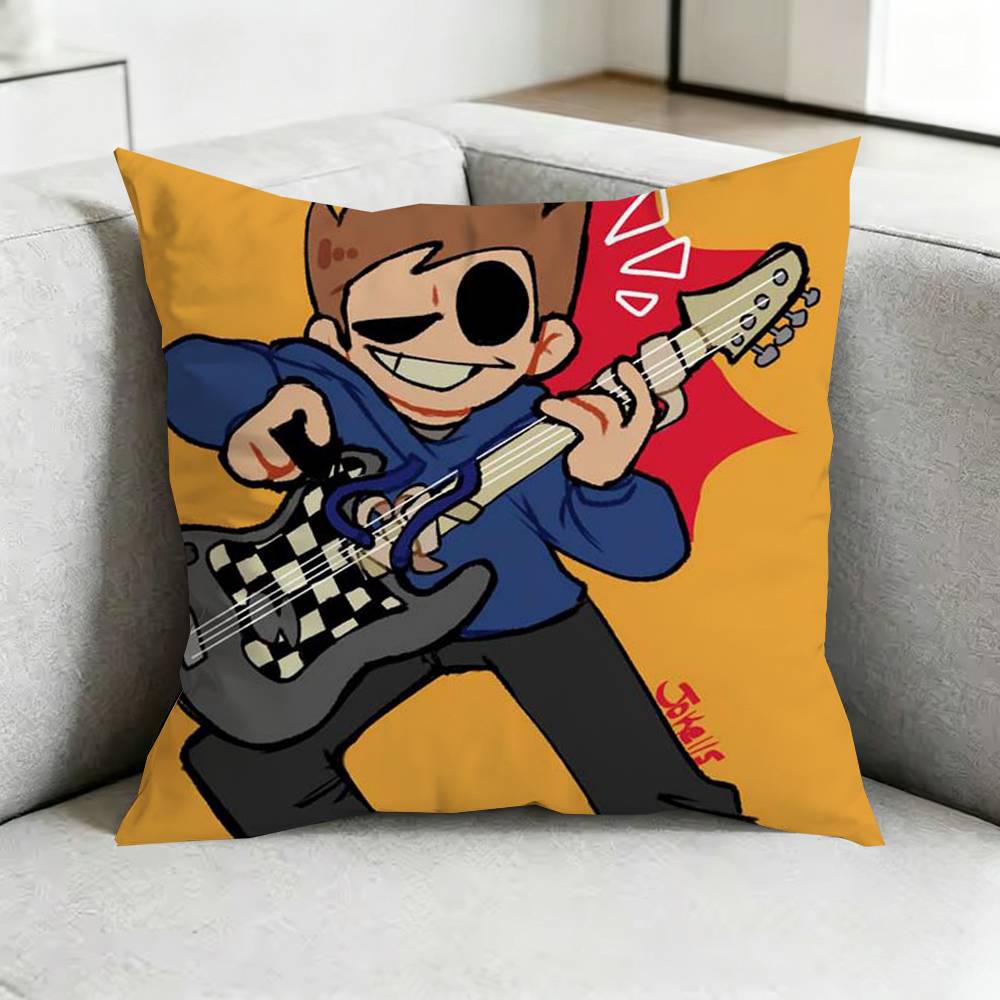 EddsworldD Cartoon Pillow Case Square DoubleSided Sofa Cushion Cover Bedroom Bedside Pillow Gift