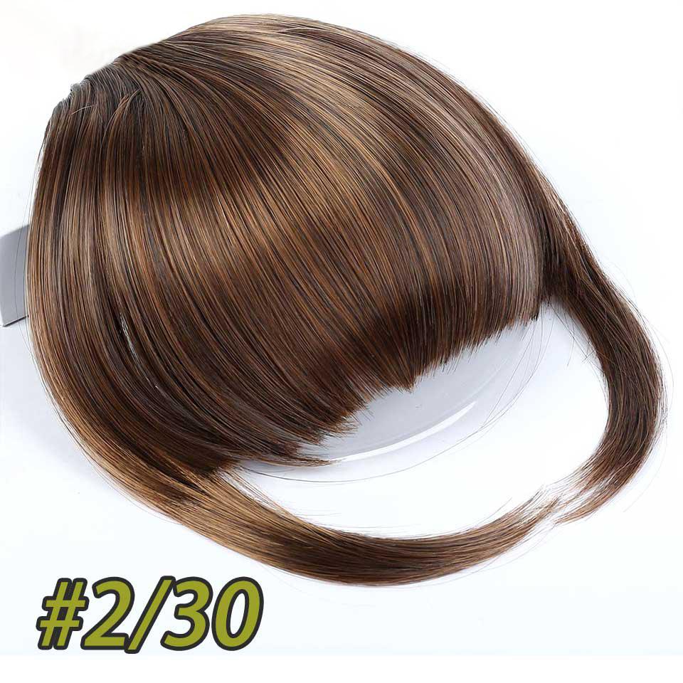 

Новые красивые девушки для наращивания волос, челка, прямой кусок парика, на клипсе, спереди, челка, парики, синтетические невидимые челки, черный, коричневый