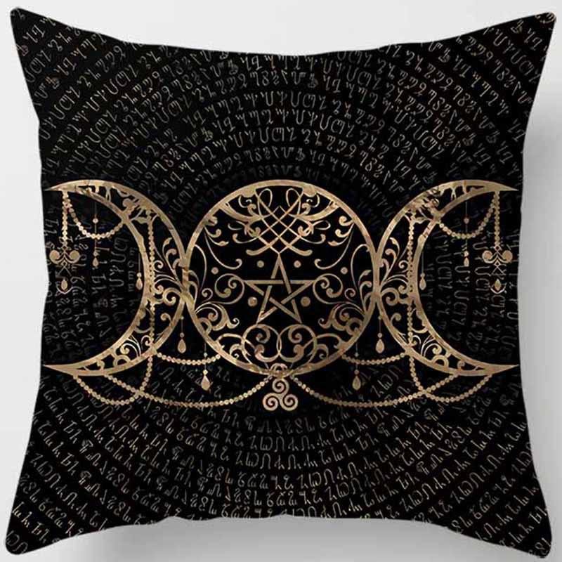 Kissenbezug mit dunklem Weltenbaum-Print Heimdeko Auto Sofa Kissen